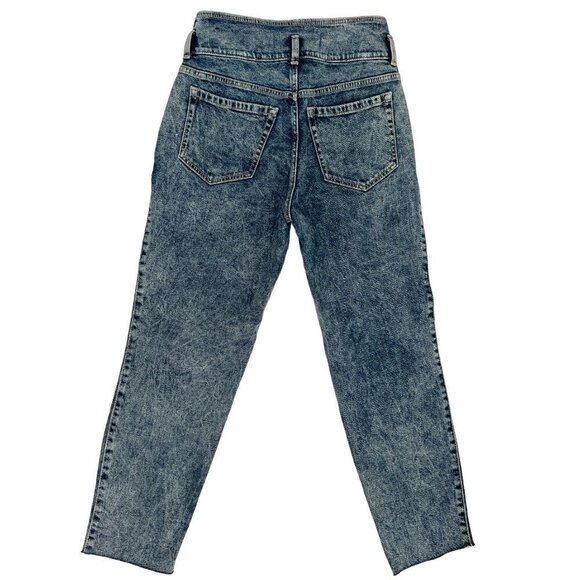 Hollister Ultra High Rise Mom  Jeans Womens Size 27 Blue Acid Wash y2k - Picture 4 of 10